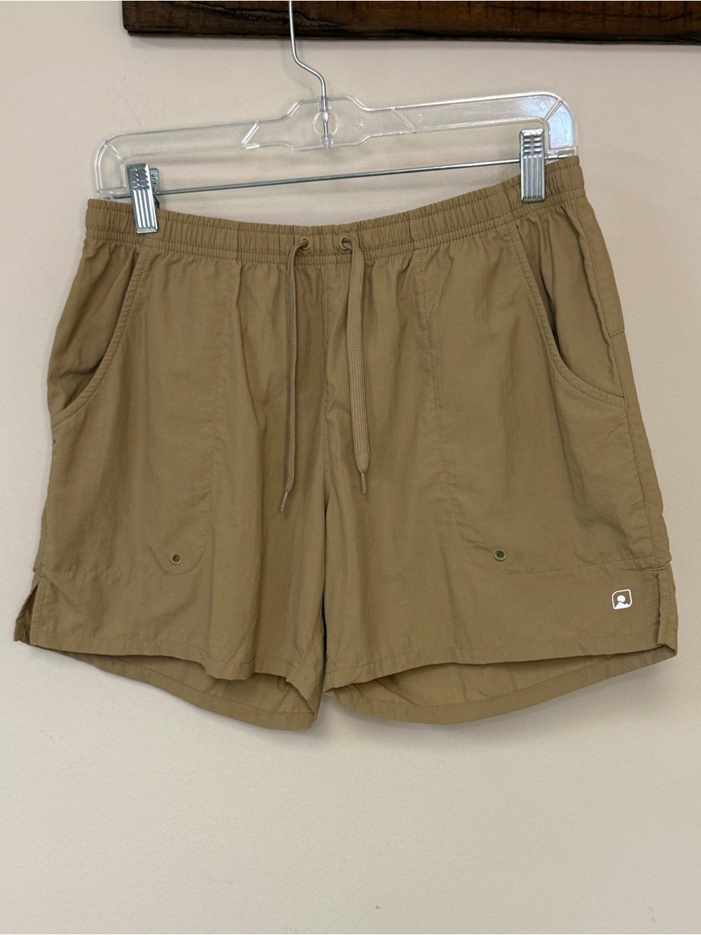 Eastern Mountain Sports: Women's Outdoor Drawstring Hiking Shorts - Tan, Size M